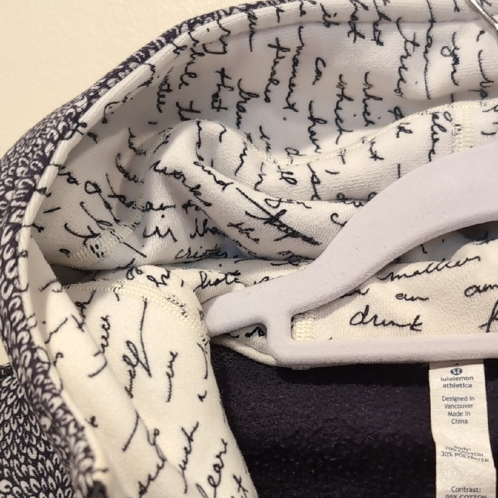 lululemon athletica Black and White Hoodie - Picture 8 of 10